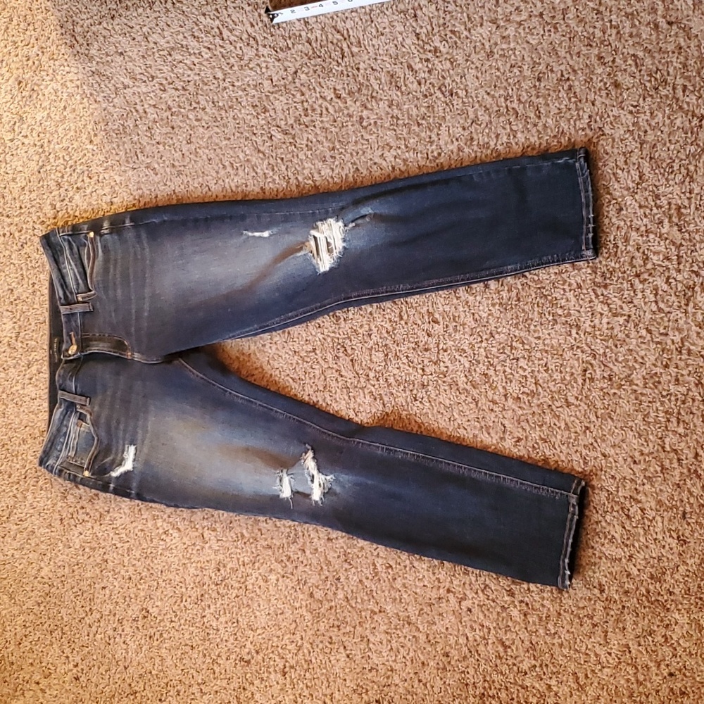 Silver skinny jeans